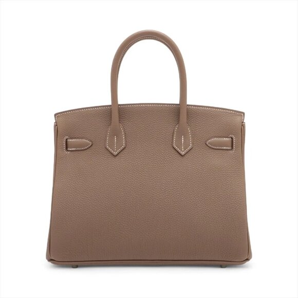 Sold out ❌Hermes Birkin 30 Le Tournay Togo Etoupe Silver W: 2024 - Picture 2 of 12